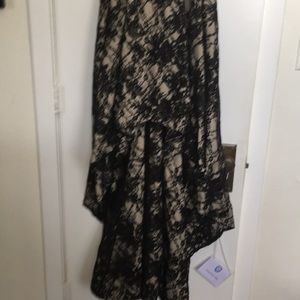 Black lace formal